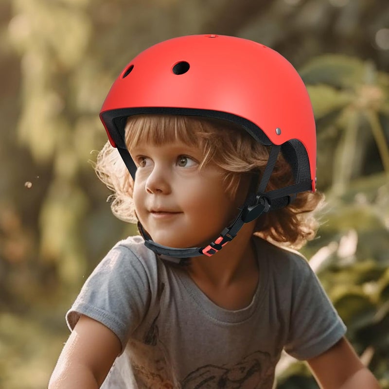 67i Kids Bike Helmet Toddler Helmets for Ages 3-8 Years Old Girls Boys Kid Adjustable Skateboard Bicycle Helmets Multi-Sport Ventilation Skateboarding Cycling Scooter Roller Skate Helmet - Image 2